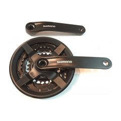 Volante Triple Shimano Fc-Ty301 Ty 42/34/24 170 6/7/8V 170 Blk C/Cubre Cadena Granel S59682