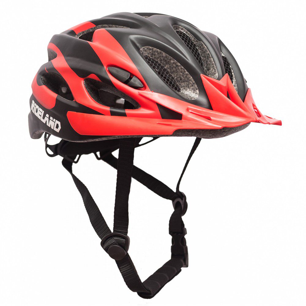 Casco Rideland Fungo Tm/L Blk/Red C/Luz Granel 45634