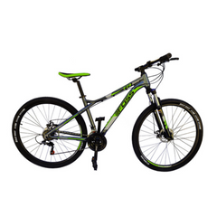 Bicicleta Aro 29 Foss   Twist Tm/L 18 21V Aluminio Gris/Verde 24038