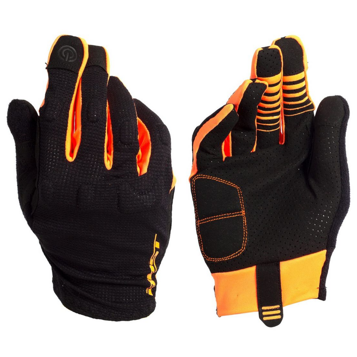 Guantes Largos Best Touch T/L Negro/Naranja