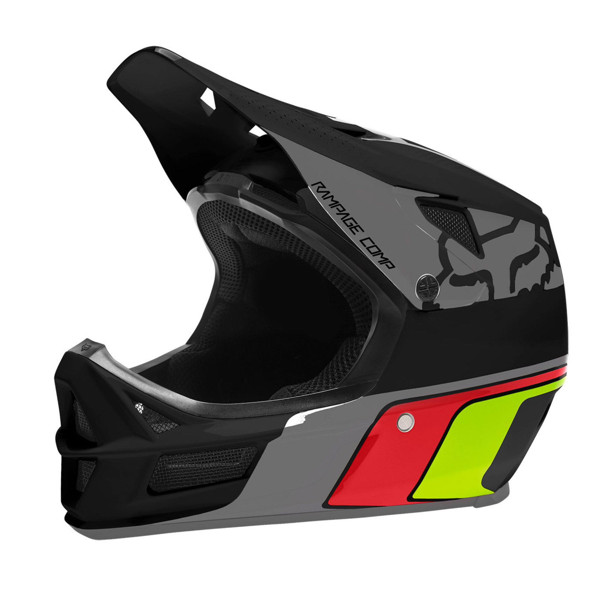 Casco Fox Open Box T/Xl Rampage Comp Drtsrfr Gris