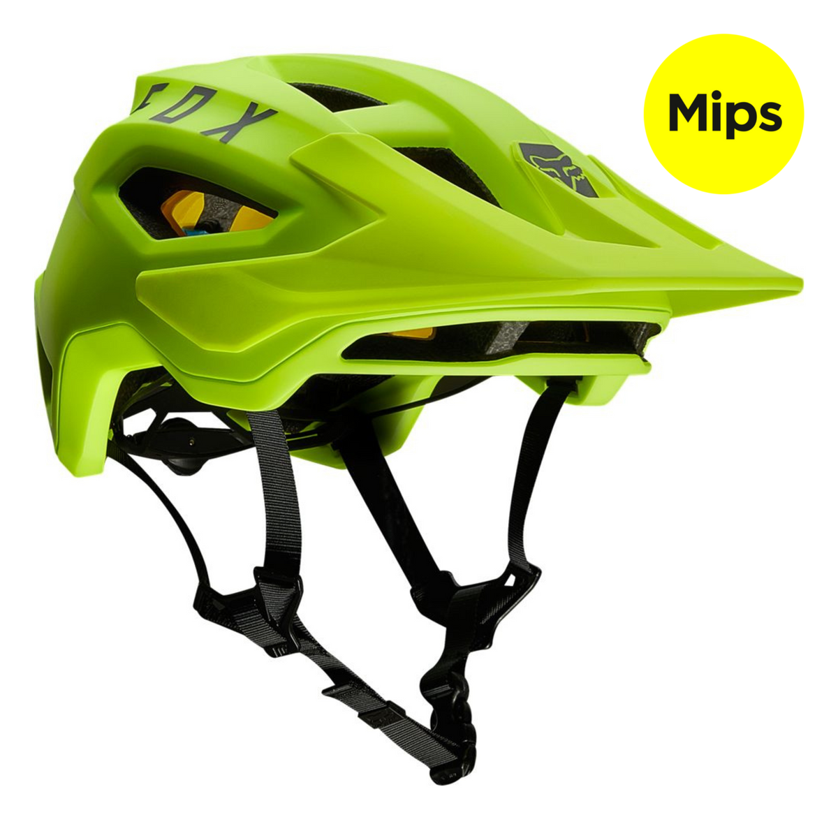 Casco Fox Speedframe Mips - Amarillo Fluor, S