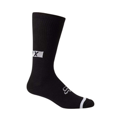 Calcetines Bicicleta 10 Fox Defend Crew - S/M, Negro Blanco