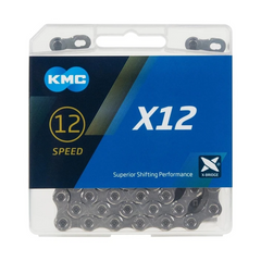 Cadena 12Vel Kmc X12   Silver 126L