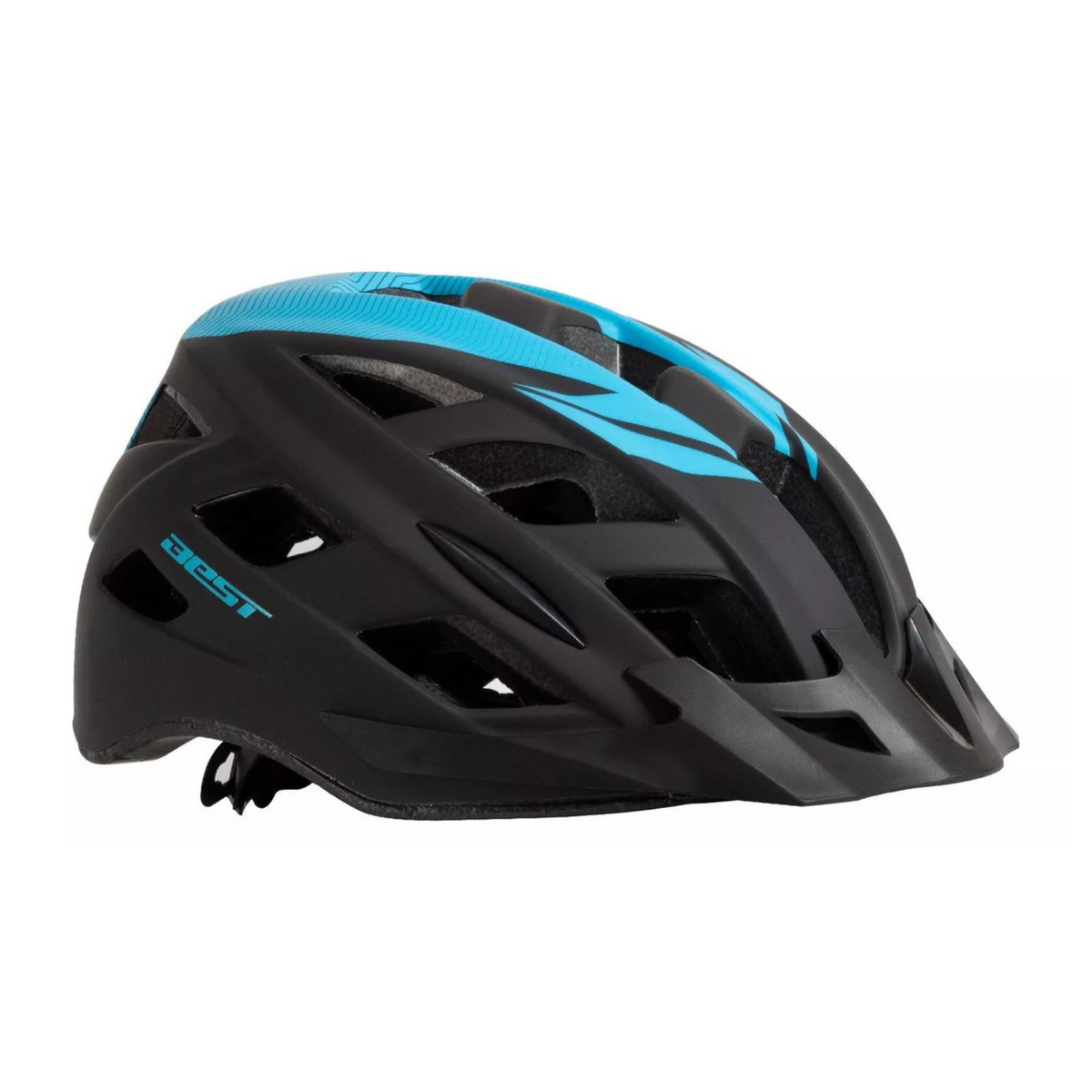 Casco Best T/M C/Luz Negro/Azul