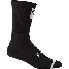 Calcetines Bicicleta 8 Fox Defend Crew - L/Xl, Negro Blanco