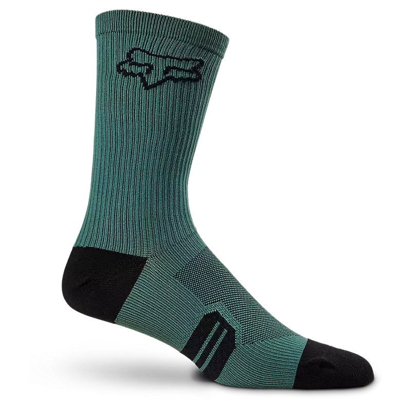 Calcetines Bicicleta 8 Fox Ranger Cushion - L/Xl, Verde Negro