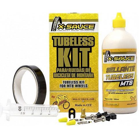 Kit Tubeless Mtb X-Sauce Sellante/Cinta/Vf