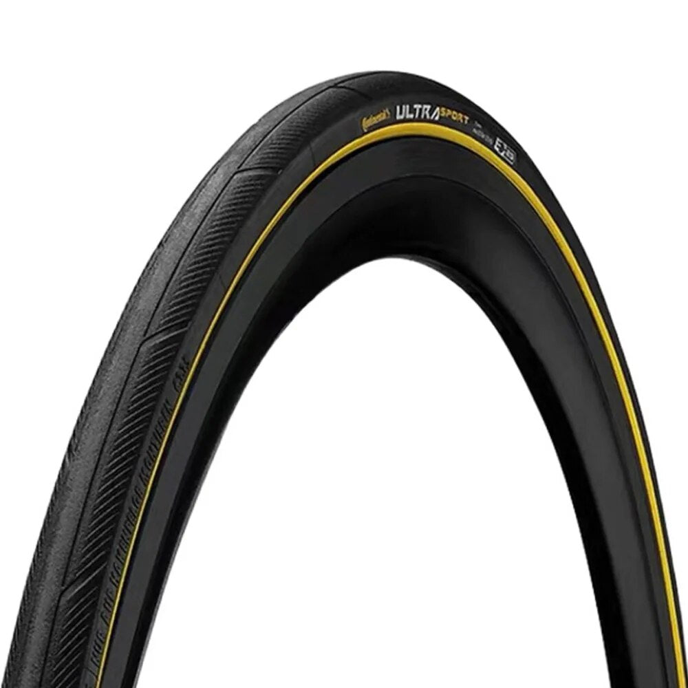 Neumatico Continental Ultra Sport Iii Kevlar Negro Amarillo Aro 700 X 23