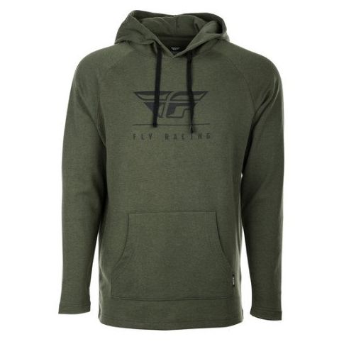 Poleron Fly Crest Hoodie Military Green Md